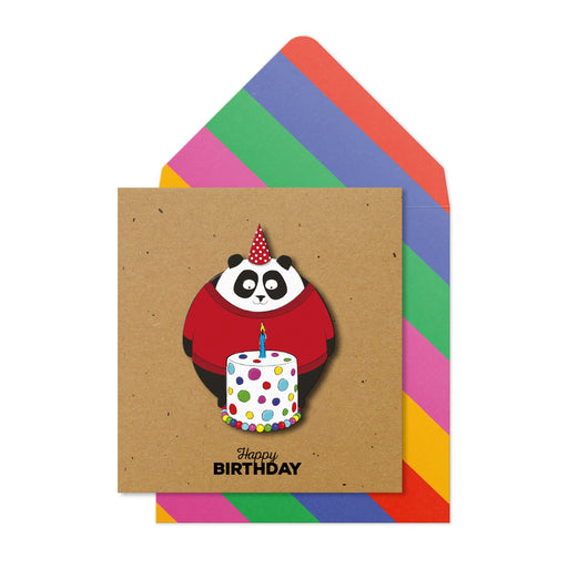 Greeting Card - Happy Birthday Panda