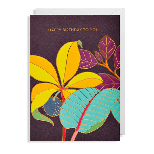 Greeting Card - Happy Birthday to You Flowers