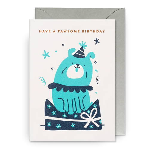 Greeting Card - Have A Pawsome Birthday