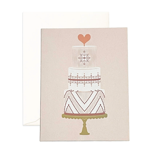 Greeting Card - Heart Layer Cake