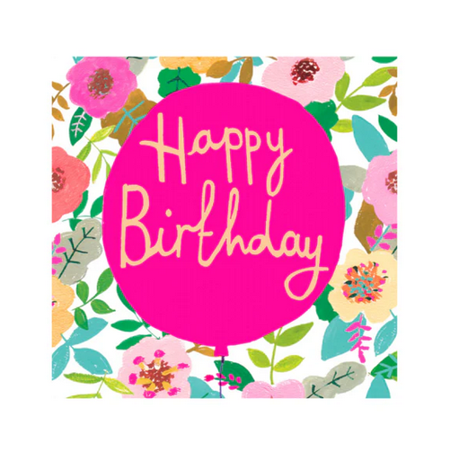 Greeting Card - Hunky Dory Card Happy Birthday Balloon