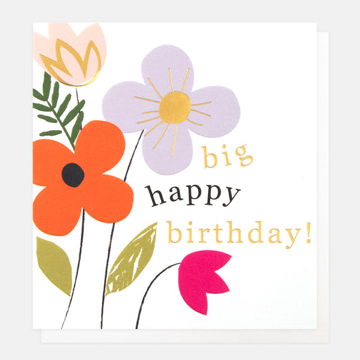 Greeting Card - In Repeat Big HB Flowers