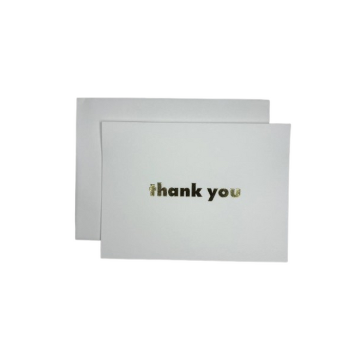 Greeting Card - Individual Gold Dot Thank You