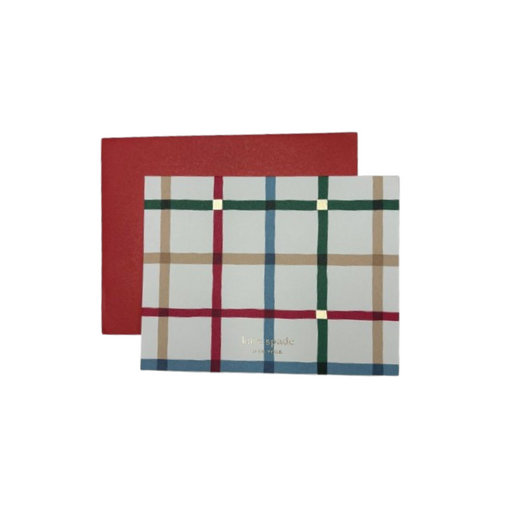 Greeting Card - Individual Holiday Plaid