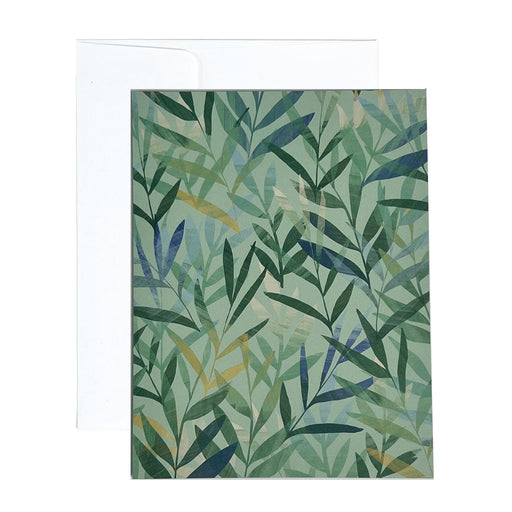 Greeting Card - JIG Bamboo Green Leaves