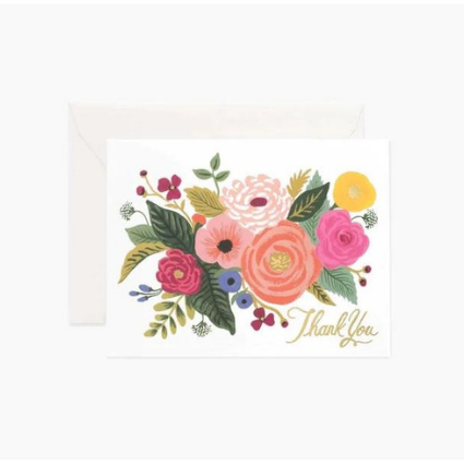 Greeting Card - Juliet Rose Thank You Card