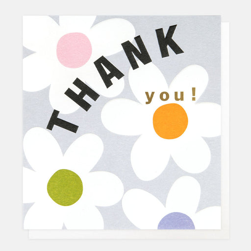 Greeting Card - Just 4 U Thank You Flower Head