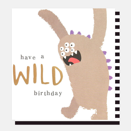 Greeting Card - Little Monsters Wild Bday