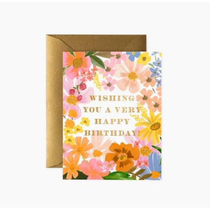 Greeting Card - Marguerite Birthday Card