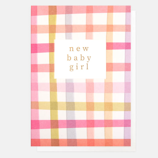 Greeting Card - Pattern Wk New Baby Girl