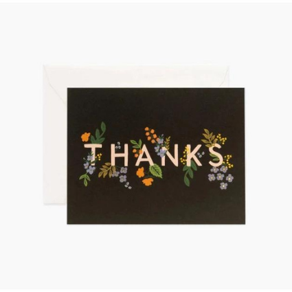 Greeting Card - Posey Thank You