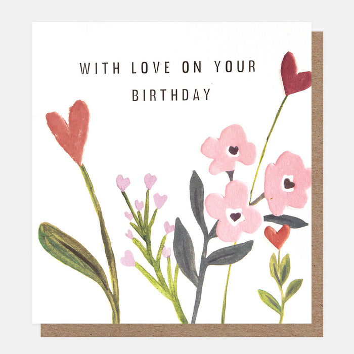 Greeting Card - Posie With Love On Your Birthday