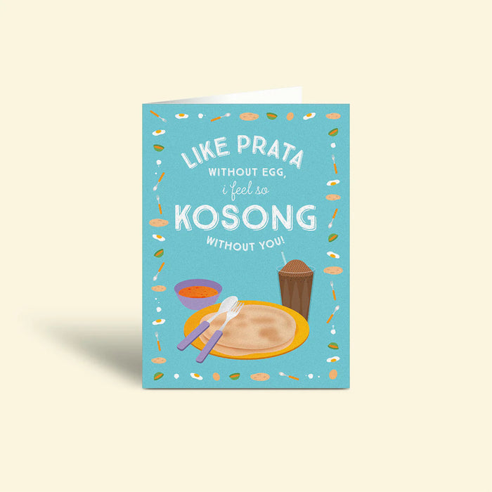 Greeting Card - Prata Kosong