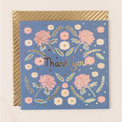Greeting Card - Reflections Thank You Flowers