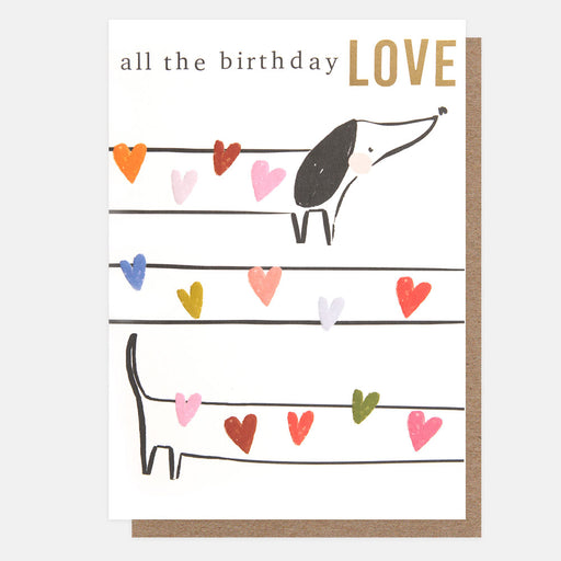 Greeting Card - Sketchbk Bday Love Dog
