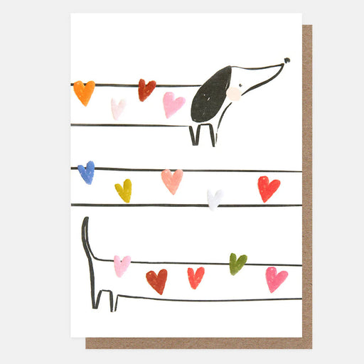 Greeting Card - Sketchbk Bday Sausage Dog