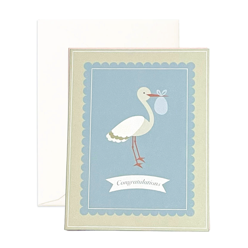 Greeting Card - Storks Congratulations