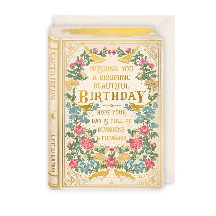 Greeting Card - Storybook Blooming Beautiful Birthday