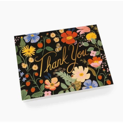 Greeting Card - Strawberry Fields Thank You
