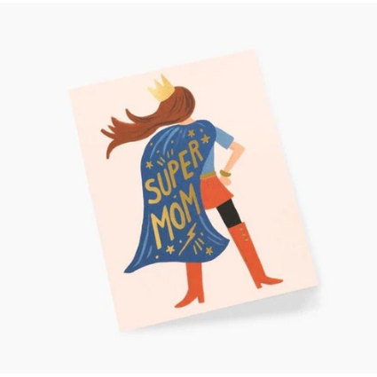 Greeting Card - Super Mom Card