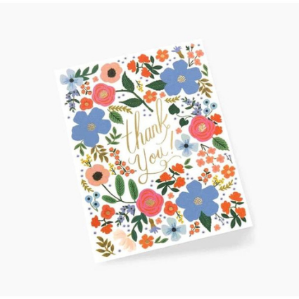 Greeting Card - Wild Rose Thank You Card