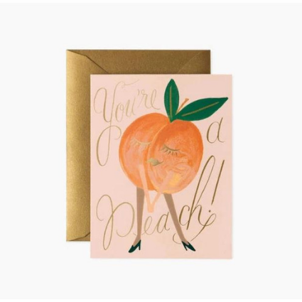Greeting Card - You are A Peach