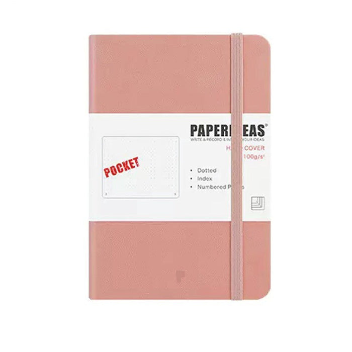 Hardcover A6 Notebook Dotted - Pink Powder