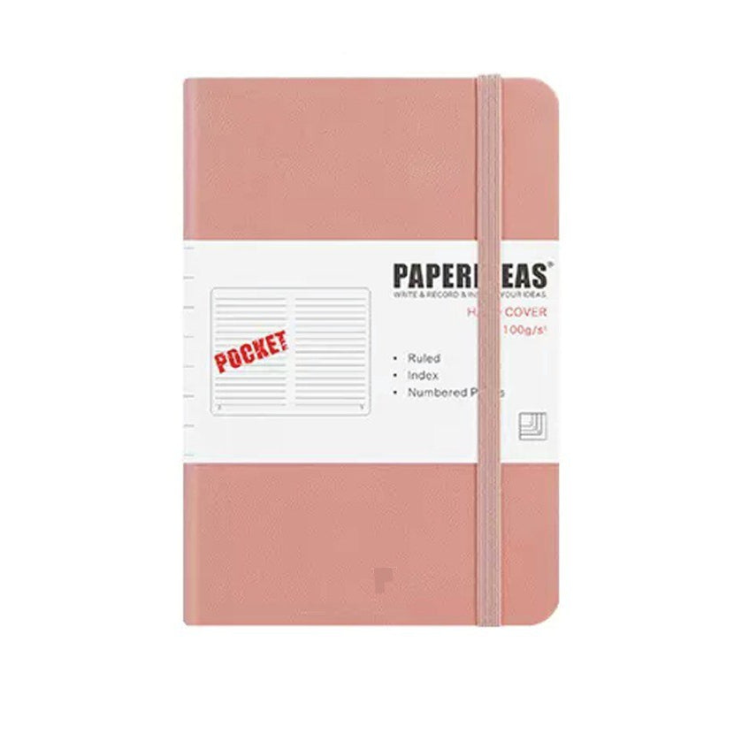 Hardcover A6 Notebook Lined - Pink Powder — PaperMarket