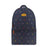 Hearts Embroidery School Backpack - Blue