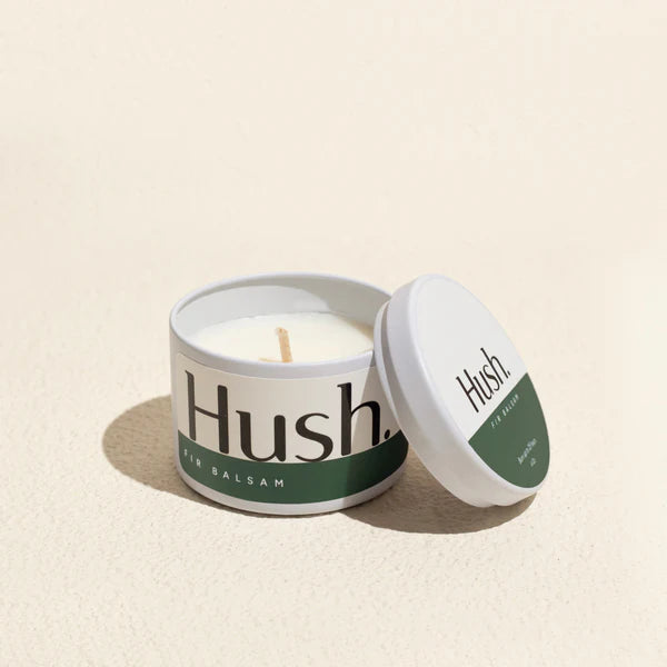 Hush Candle 4 Oz Tin - Fir Balsam