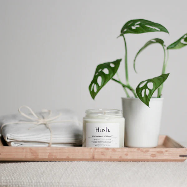 Hush Candle 4Oz-Lemongrass Rosemary