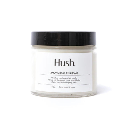 Hush Candle 8 Oz-Lemongrass Rosemary