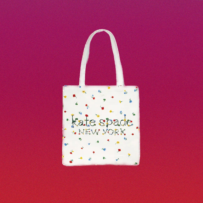 Kate Spade Canvas Book Tote-Garden Toss — PaperMarket