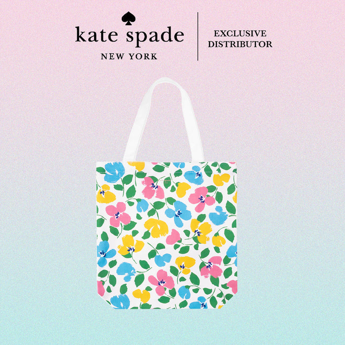 Kate Spade Canvas Book Tote - Painterly Bouquet