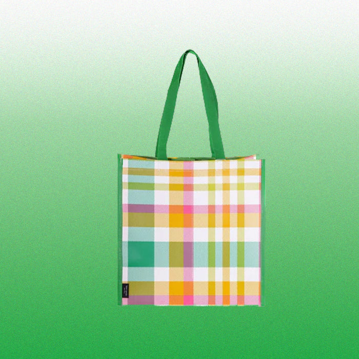 Kate Spade Grocery Tote- Garden Plaid
