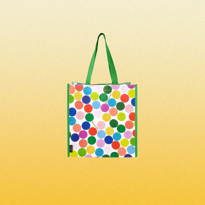 Kate Spade Multi Purpose Reusable Shopping Grocery Tote - Mini Golf