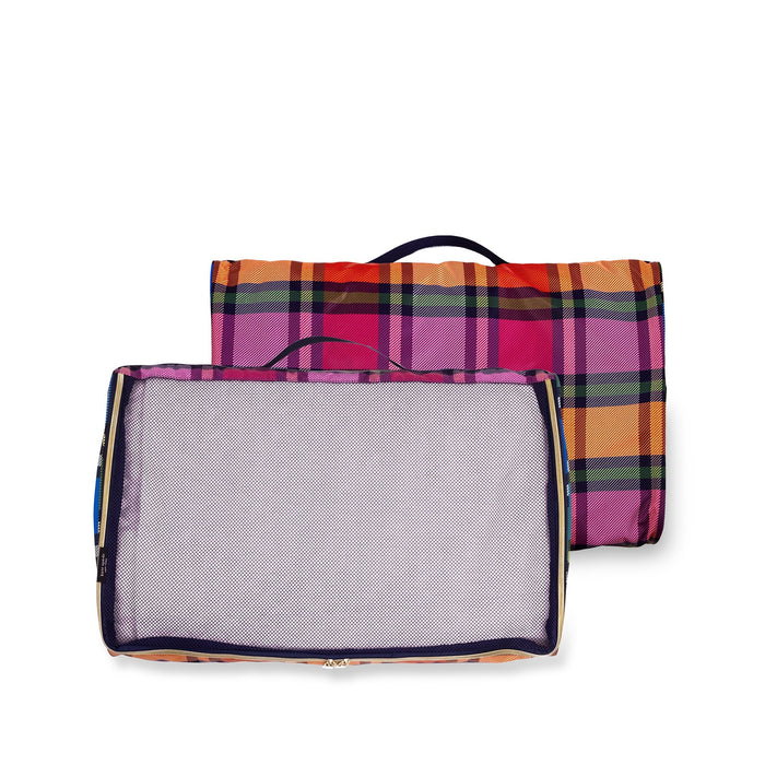 Kate Spade Packing Cube Set - Grand Plaid Duo