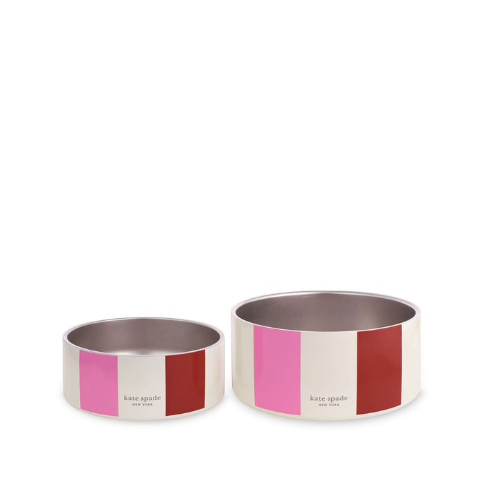 Kate Spade Pet Bowl - Adventure Stripe (M/L)