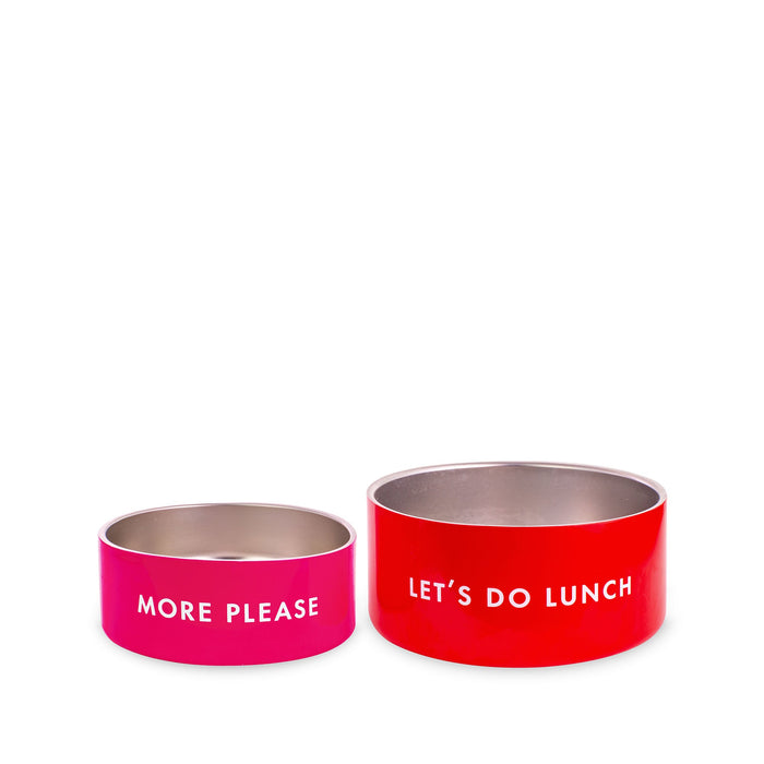 Kate Spade Pet Bowl - Let's Do Lunch (M/L)