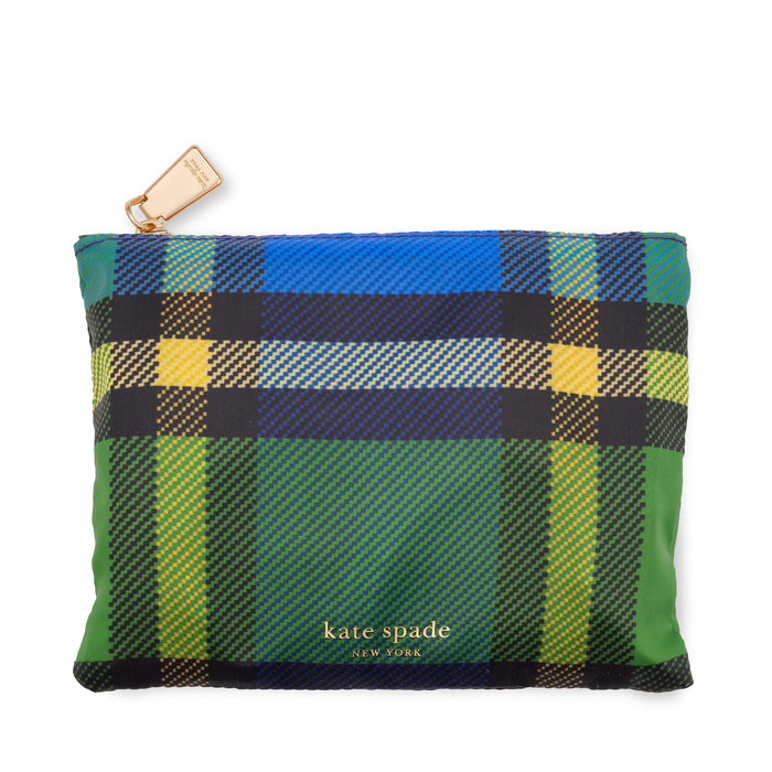 Kate Spade Reusable Shopping Tote - Grand Plaid Duo