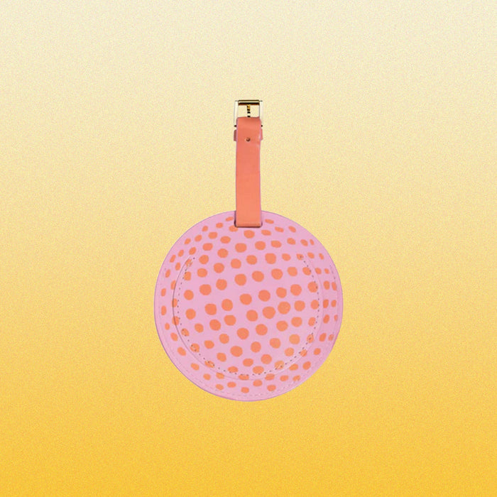 Kate Spade Round Luggage Tag - Mini Golf Pink