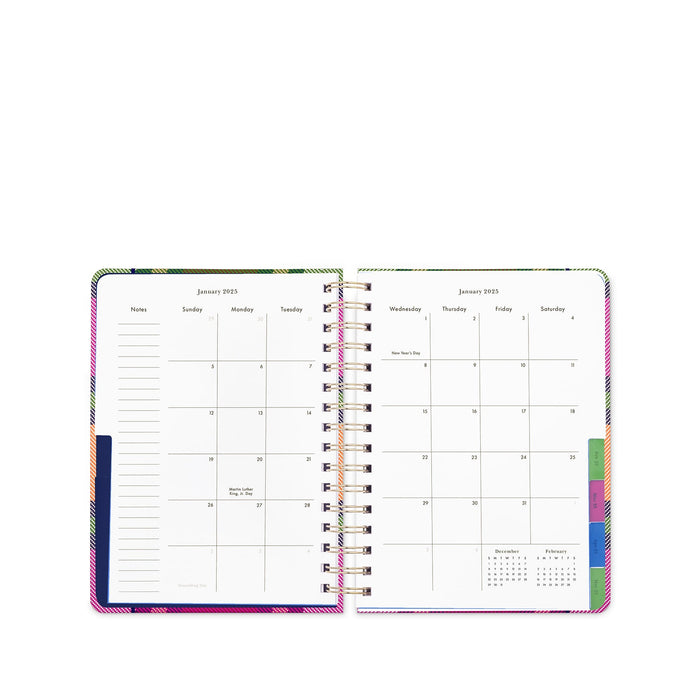 Kate Spade Spiral Planner Large - 12 Month Grand Plaid Duo