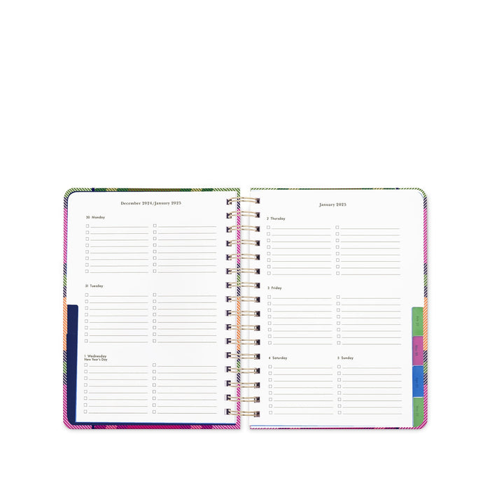 Kate Spade Spiral Planner Large - 12 Month Grand Plaid Duo