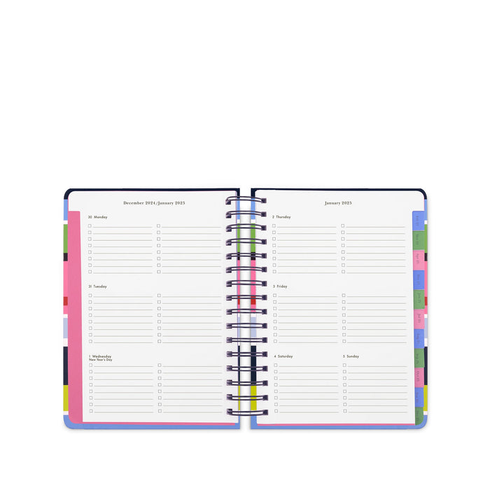 Kate Spade Spiral Planner Large - 17 Month Sunny Day Stripe