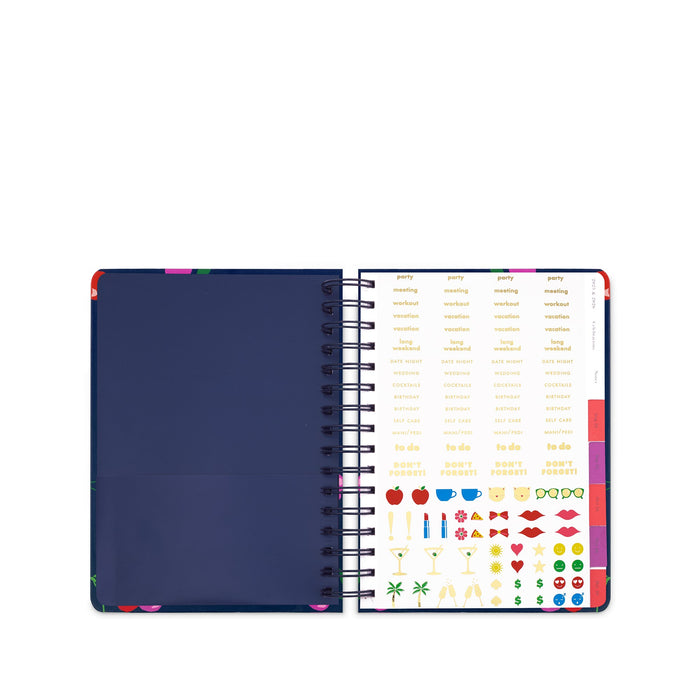 Kate Spade Spiral Planner Large - 17 Month Wild Cherries