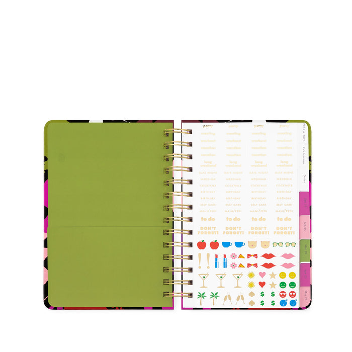 Kate Spade Spiral Planner Medium - 12 Month Painterly Blooms