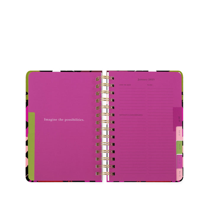 Kate Spade Spiral Planner Medium - 12 Month Painterly Blooms