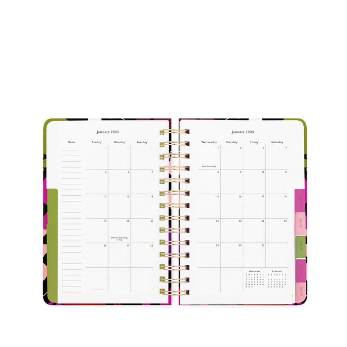 Kate Spade Spiral Planner Medium - 12 Month Painterly Blooms