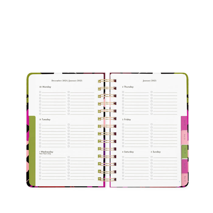 Kate Spade Spiral Planner Medium - 12 Month Painterly Blooms