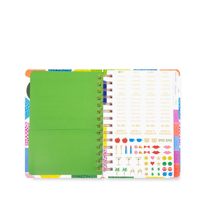 Kate Spade Spiral Planner Medium - 17 Month Mini Golf